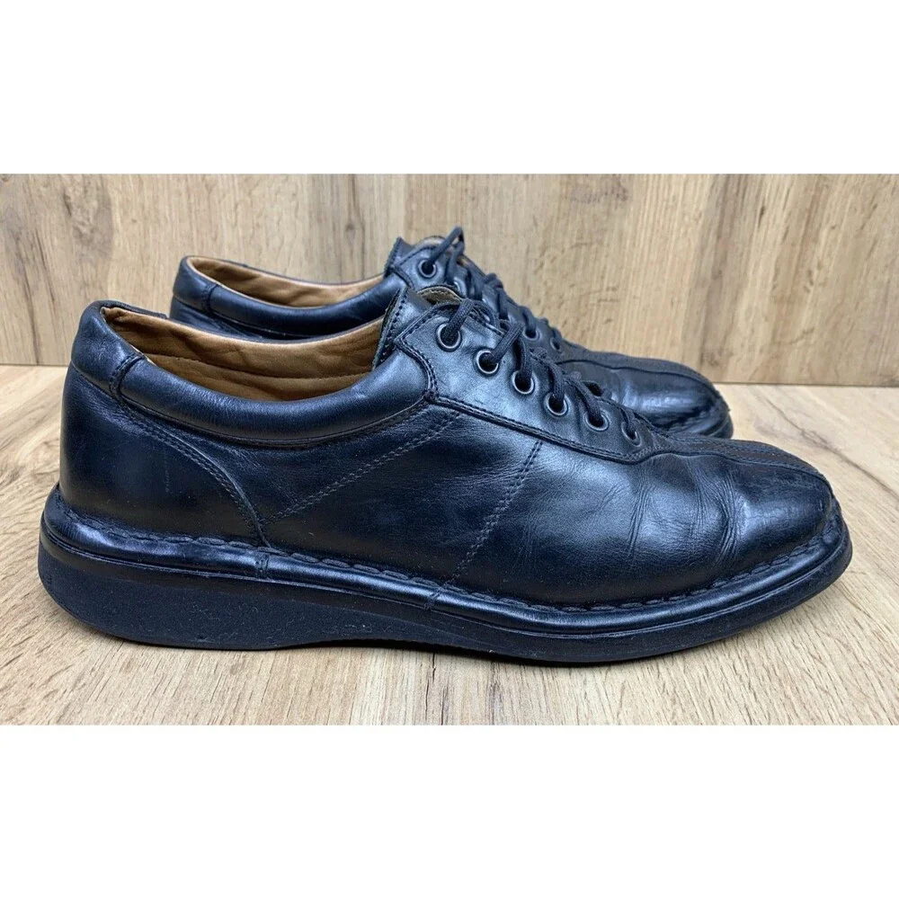 Allen Edmonds 48040 Men's Black Leather Comfort Oxford Shoes Size 9.5 D USA